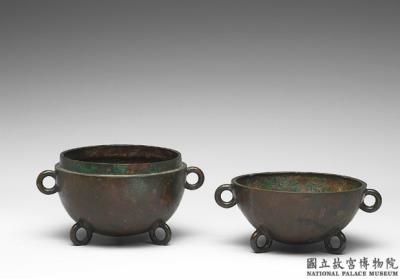 图片[2]-Dui food container with ring handles, Warring States period (475-221 BCE)-China Archive
